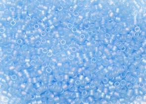 Бисер Япония MIYUKI Delica цилиндр 10/0 5 г DBM-0861 аква прозрачный радужный матовый