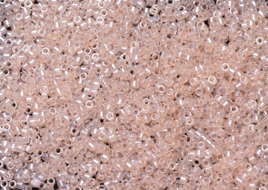 Бисер Япония MIYUKI Delica цилиндрический 11/0 5 г DB1479 персик прозрачный бледный блестящий