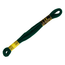 Нитки для вышивания "ПНК им. Кирова" мулине 100% мерсеризованный хлопок 8 м №4204 т.т.зеленый