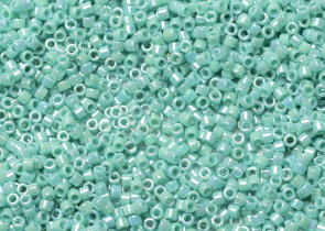 Бисер Япония MIYUKI Delica цилиндрический 11/0 5г DB-0166 бирюзовый непрозрачный радужный
