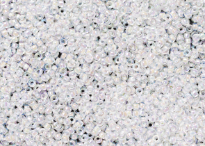 Бисер Япония MIYUKI Seed Beads 15/0 5г 0284 кристалл радужный белая линия внутри