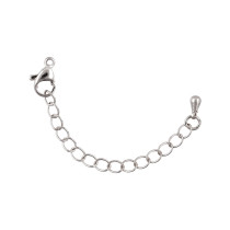 " Zlatka" Цепочка- удлинитель FMK- U02 5 см 4 шт 03 под серебро